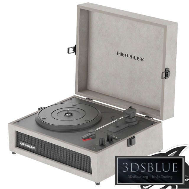 Crosley Voyager CR8017A-GY4 3DS Max - thumbnail 3