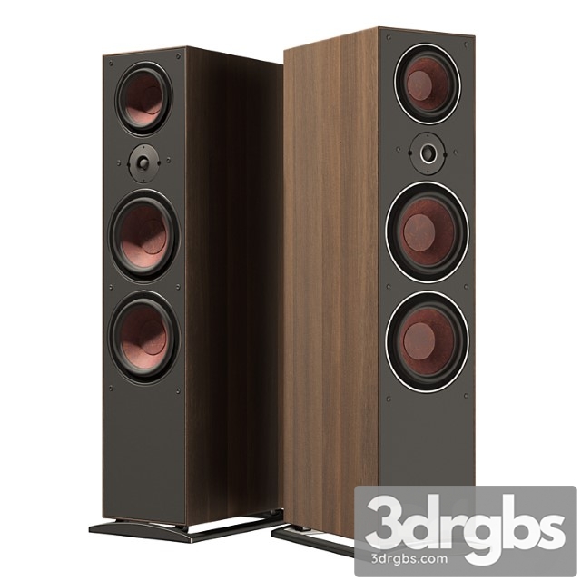 Dali oberon 9 dark walnut speakers - thumbnail 1