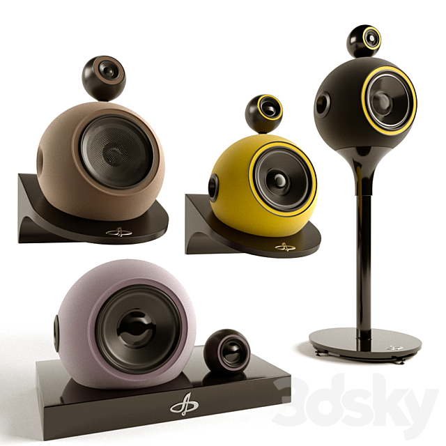 DELUXE ACOUSTICS speaker systems 3ds Max - thumbnail 1