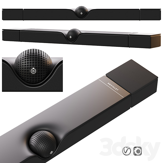 Devialet Dione | Soundbar 3DSMax File - thumbnail 1