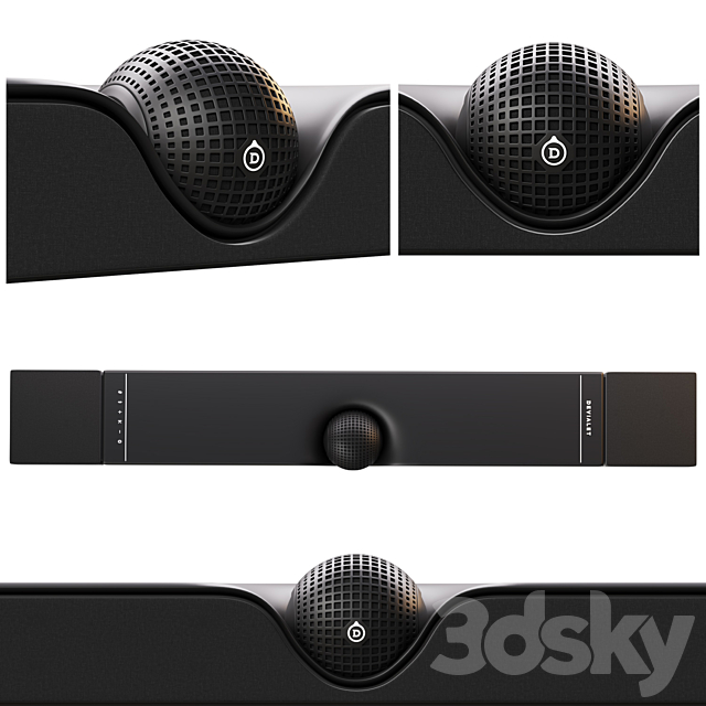 Devialet Dione | Soundbar 3DSMax File - thumbnail 4