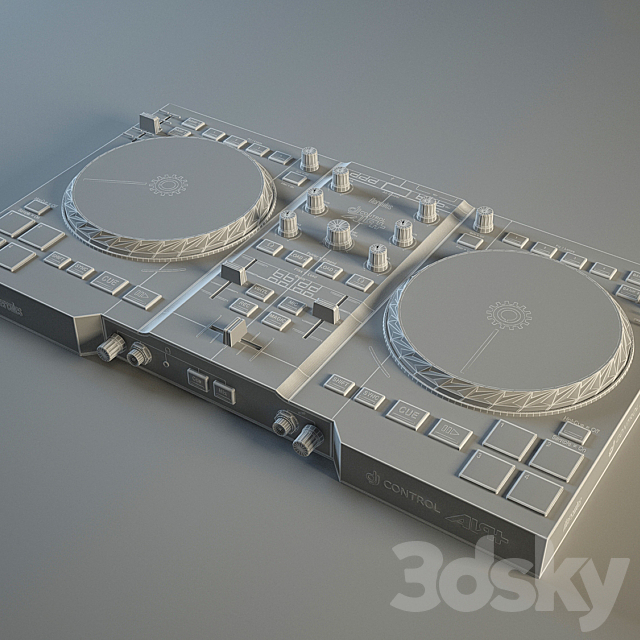 DJ-Controller 3DS Max Model - thumbnail 2