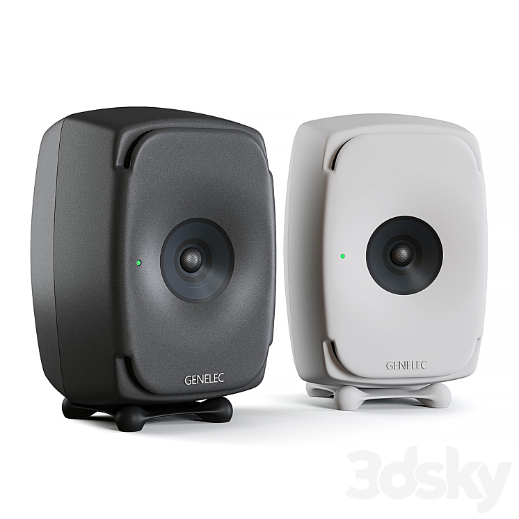 Genelec 8341 The Ones studio speakers 3DS Max Model - thumbnail 1