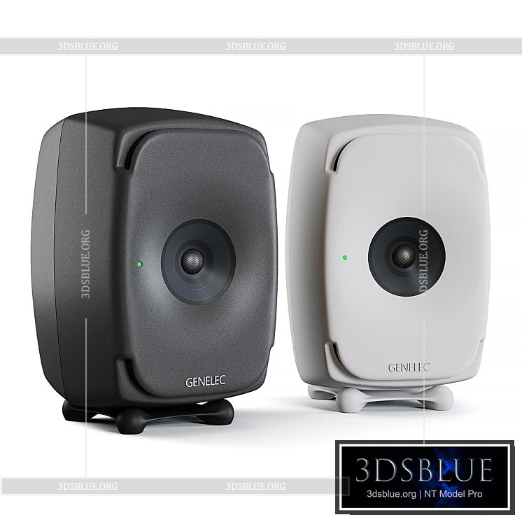 Genelec 8341 The Ones studio speakers 3DS Max - thumbnail 3