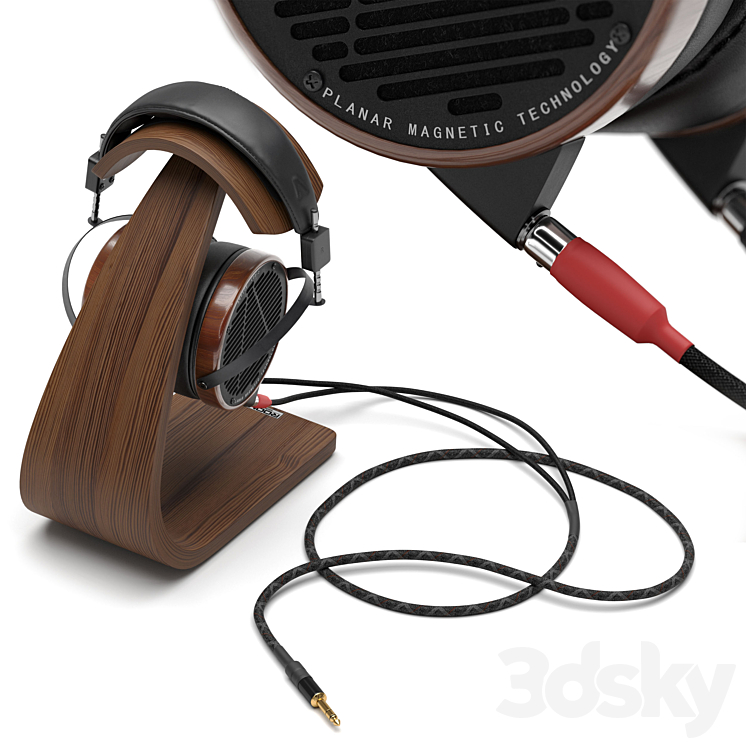 Headphones Audeze LCD-2 3DS Max - thumbnail 2