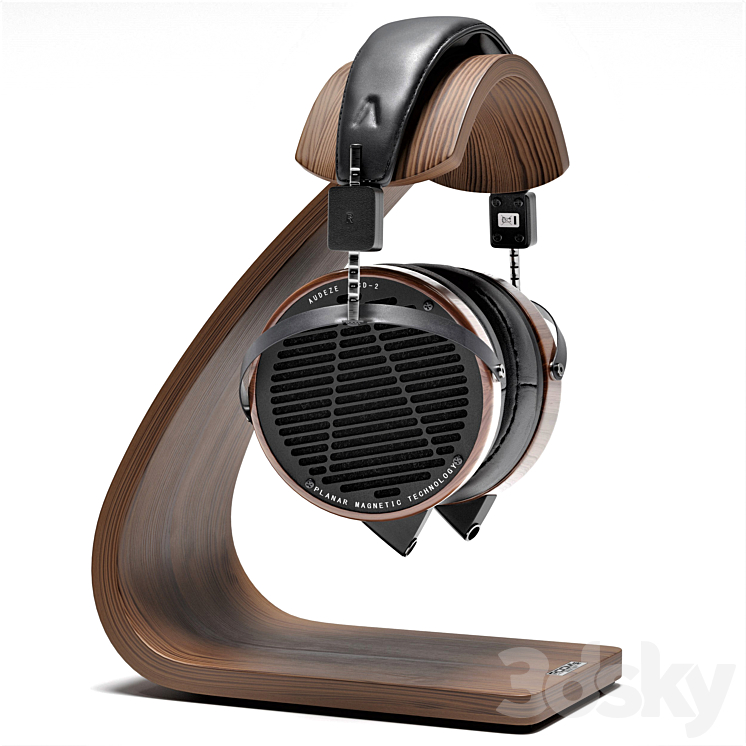 Headphones Audeze LCD-2 3DS Max - thumbnail 1