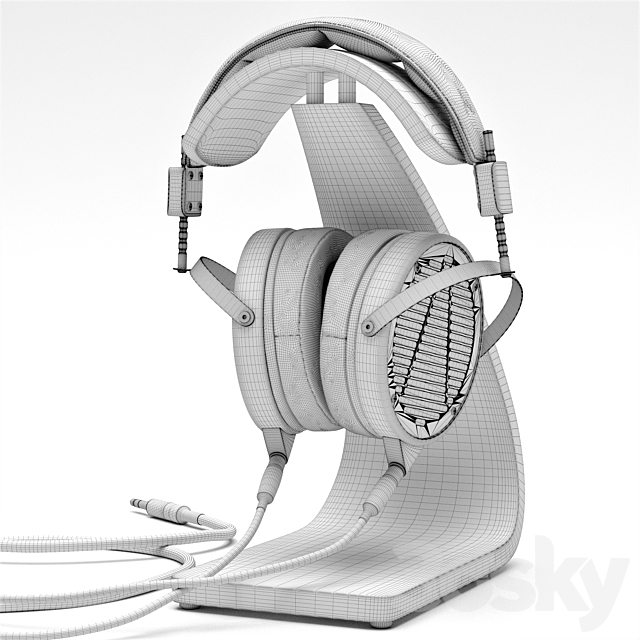 Headphones Audeze LCD-2 3DSMax File - thumbnail 3