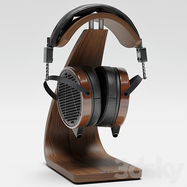 Headphones Audeze LCD-2 3DSMax File - thumbnail 4