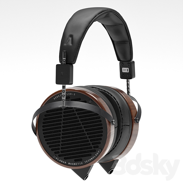 Headphones Audeze LCD-2 3DSMax File - thumbnail 5