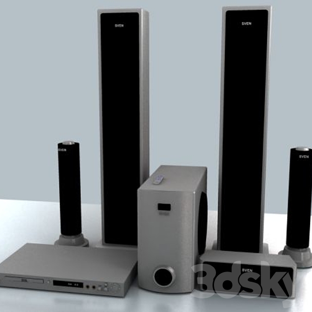 home theater 3DSMax File - thumbnail 1