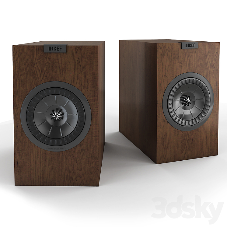 KEF Q350 walnut 3DS Max - thumbnail 1