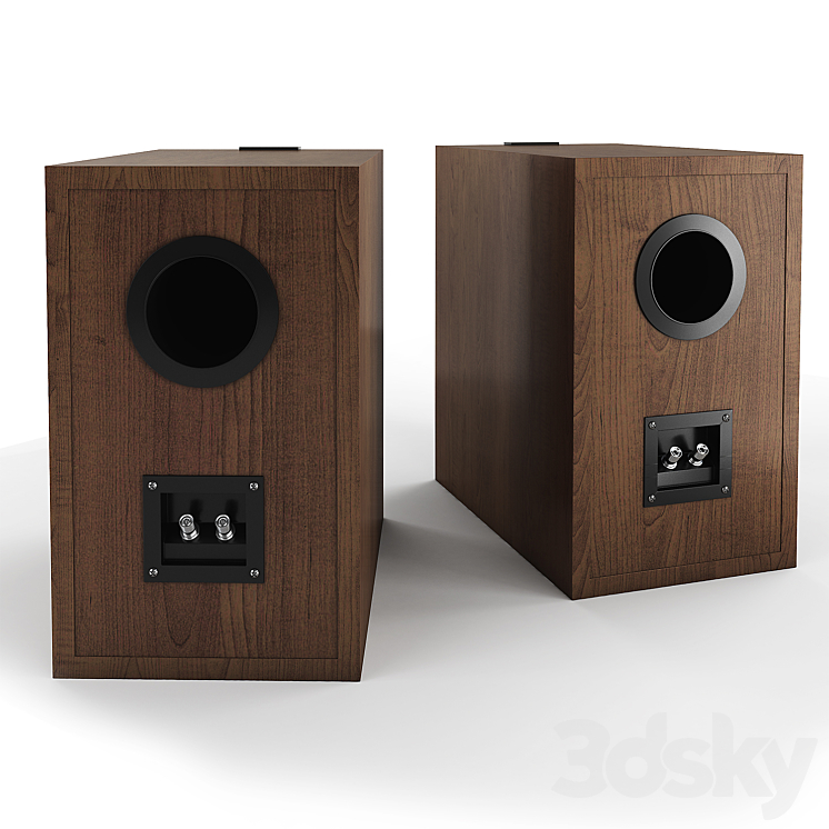 KEF Q350 walnut 3DS Max - thumbnail 2