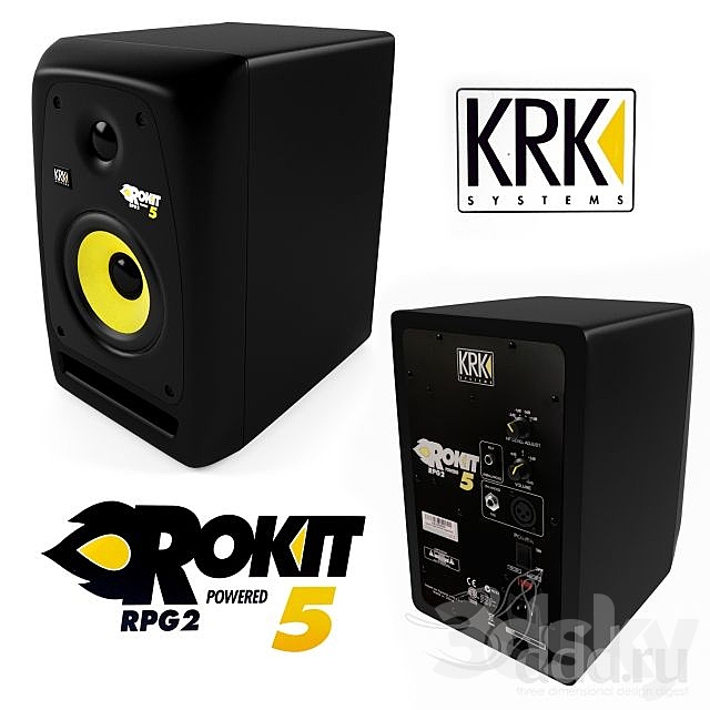 KRK – Rokit5 Studio Monitor 3ds Max - thumbnail 1