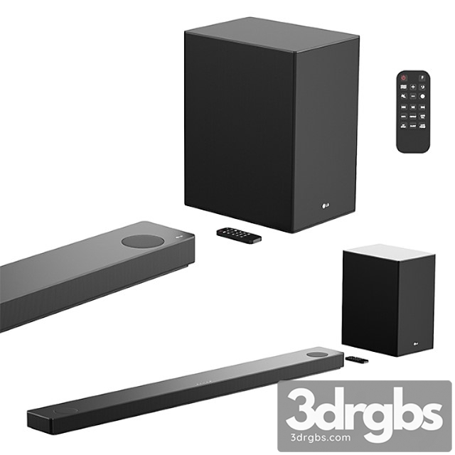 Lg 5.1.2 ch high res audio sound bar w- meridian technology - thumbnail 1