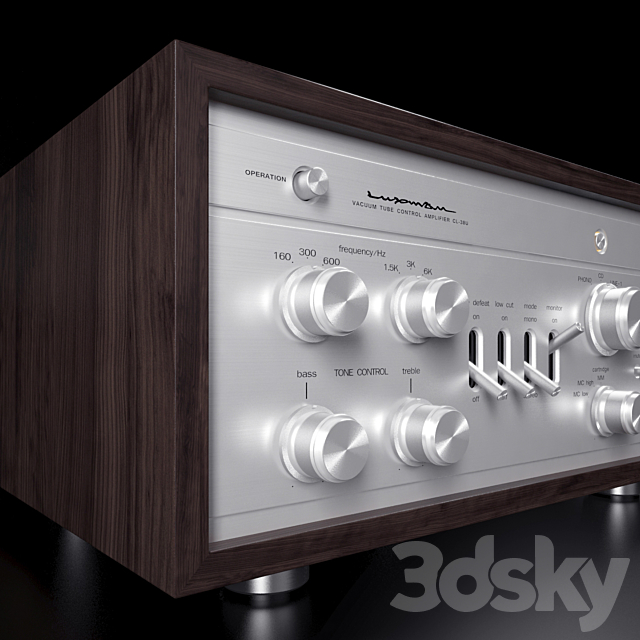 Luxman CL-38U 3DS Max Model - thumbnail 2