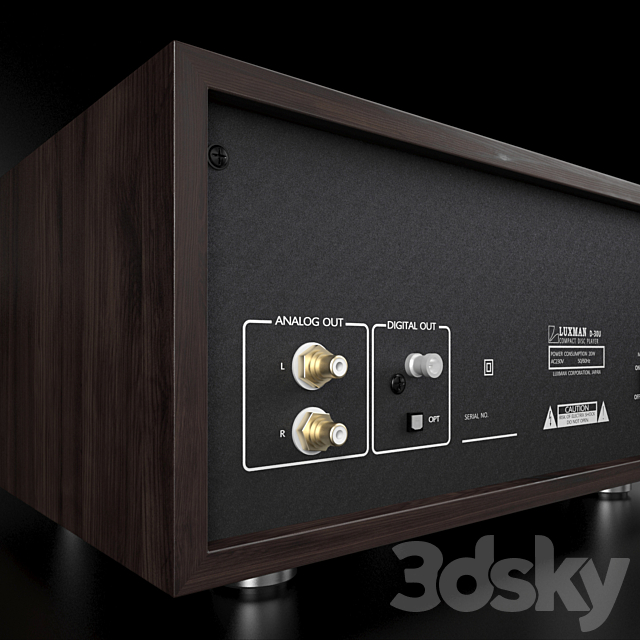 Luxman D-30U 3ds Max - thumbnail 3