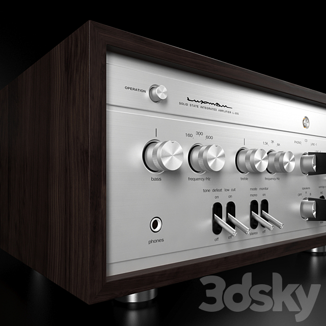 Luxman L-305 3DS Max Model - thumbnail 2