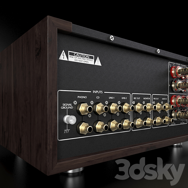 Luxman L-305 3DS Max Model - thumbnail 3