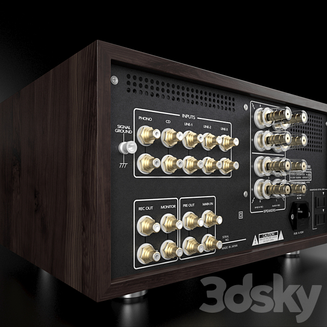 Luxman SQ-38U 3ds Max - thumbnail 3