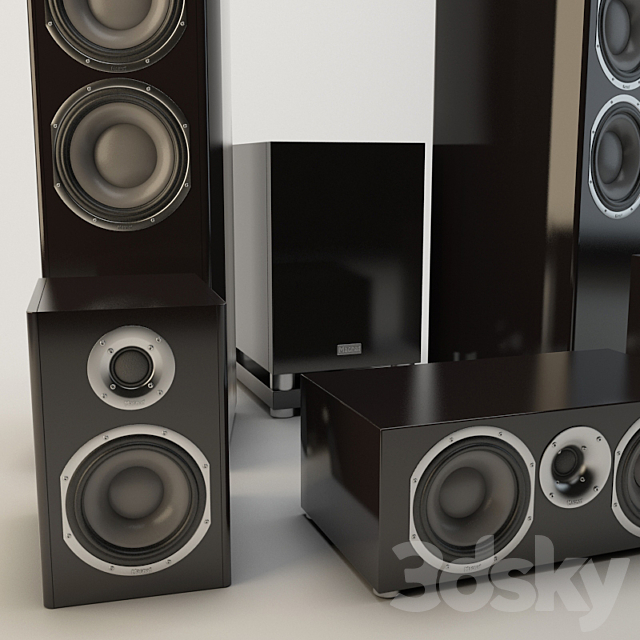 Magnat Laoudspeakers 3ds Max - thumbnail 2