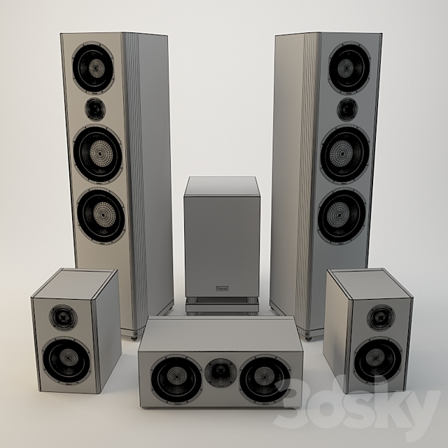 Magnat Laoudspeakers 3ds Max - thumbnail 3