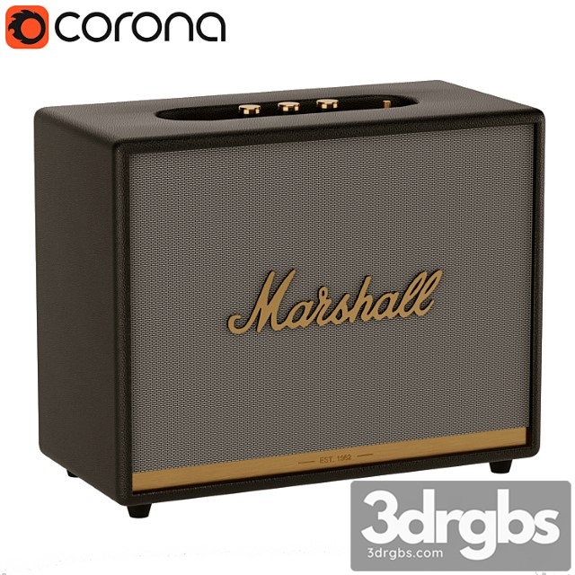 Marshall loudspeaker woburn ii black leather - thumbnail 1