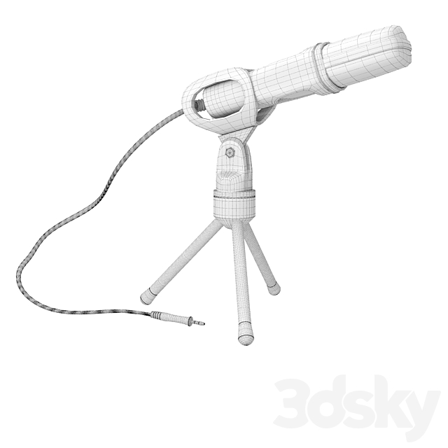 microphone 001 3DSMax File - thumbnail 4