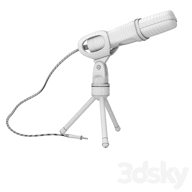 microphone 001 3DSMax File - thumbnail 5