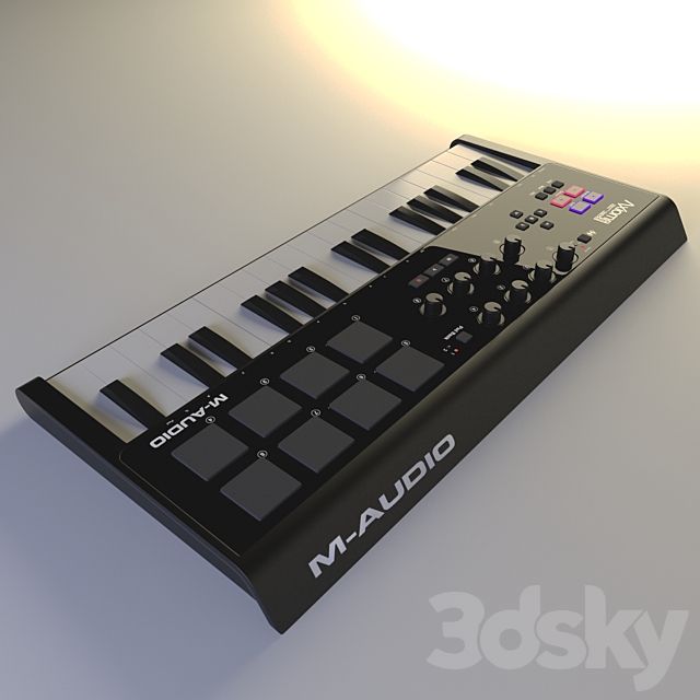 midi keyboard m-audio axiom air 32 3ds Max - thumbnail 2