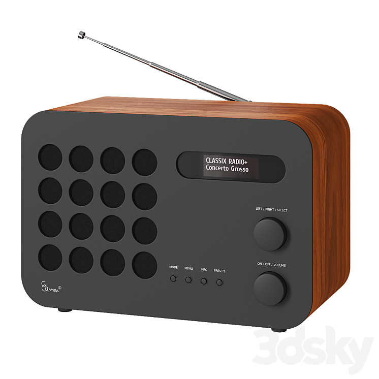 MoMA's Eames Radio 3DS Max Model - thumbnail 1