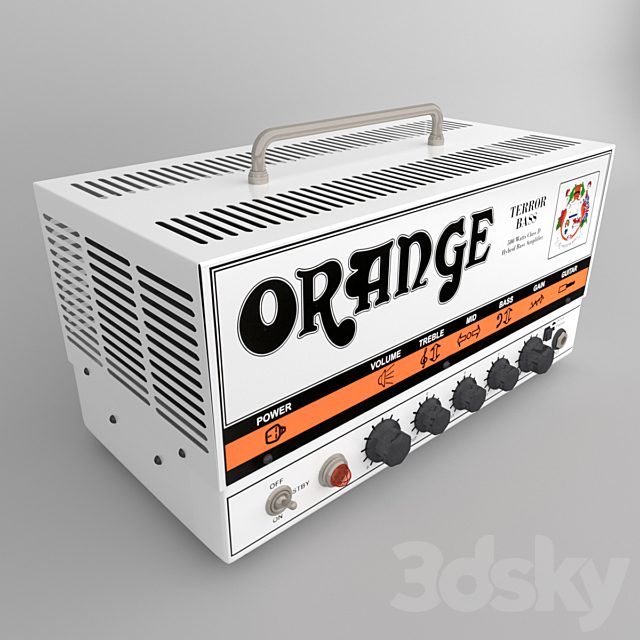 Orange_Bass_terror 3DS Max Model - thumbnail 2