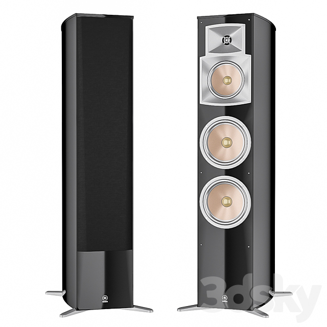 Outdoor speakers Yamaha NS-555 3ds Max - thumbnail 1