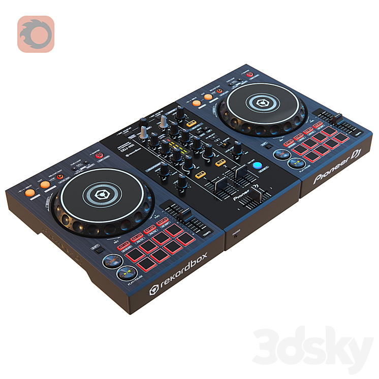 Pioneer DDJ-400 3DS Max - thumbnail 2