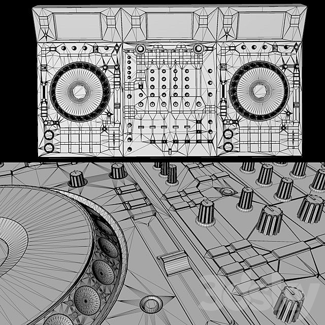 Pioneer DDJ-RZX 3DSMax File - thumbnail 3