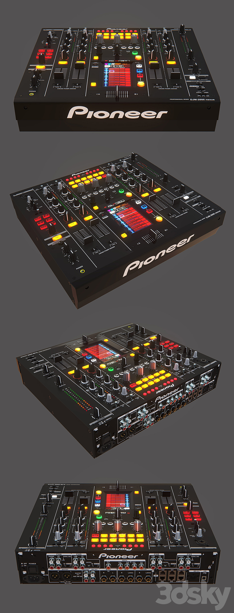 Pioneer DJM 2000 Nexus 3DS Max - thumbnail 2