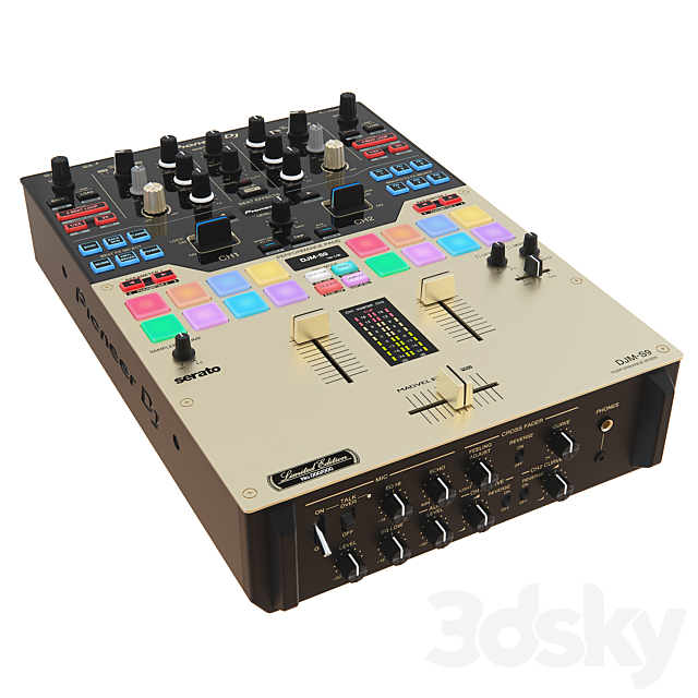 Pioneer DJM-S9-N 3DSMax File - thumbnail 2