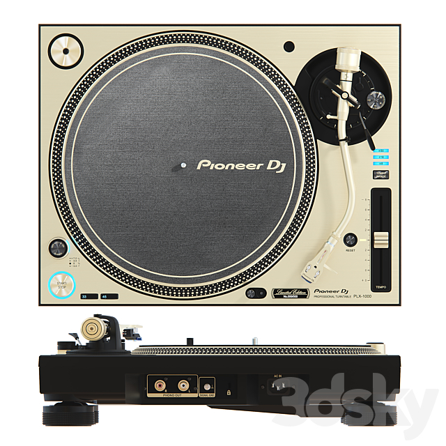 Pioneer PLX-1000-N 3DSMax File - thumbnail 1