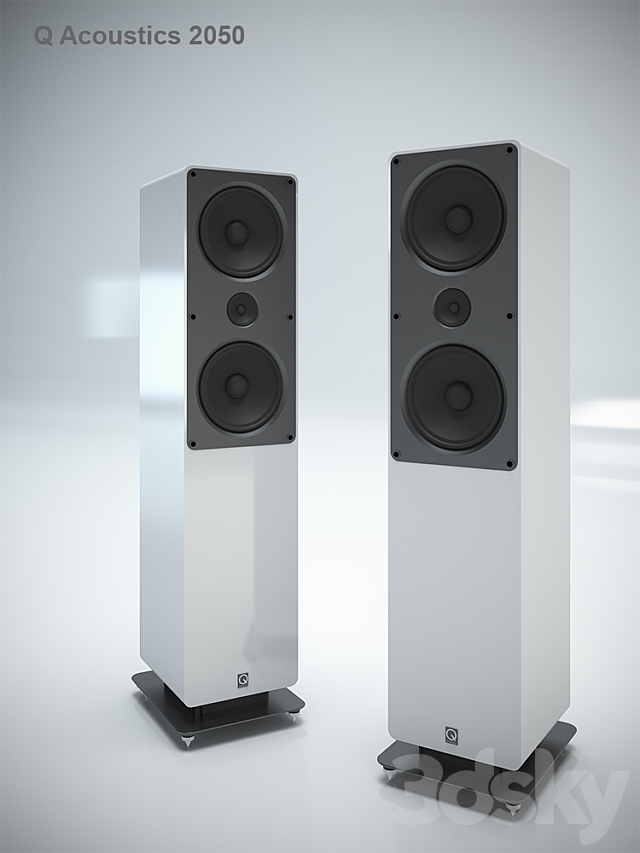 Q Acoustics 2050 3ds Max - thumbnail 1