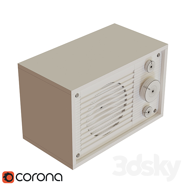 Radio 3DSMax File - thumbnail 3