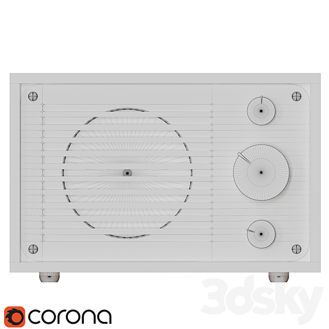 Radio 3DSMax File - thumbnail 5