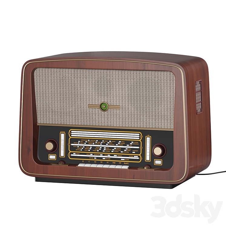 “Radio “”Belarus-57″”” 3DS Max - thumbnail 1