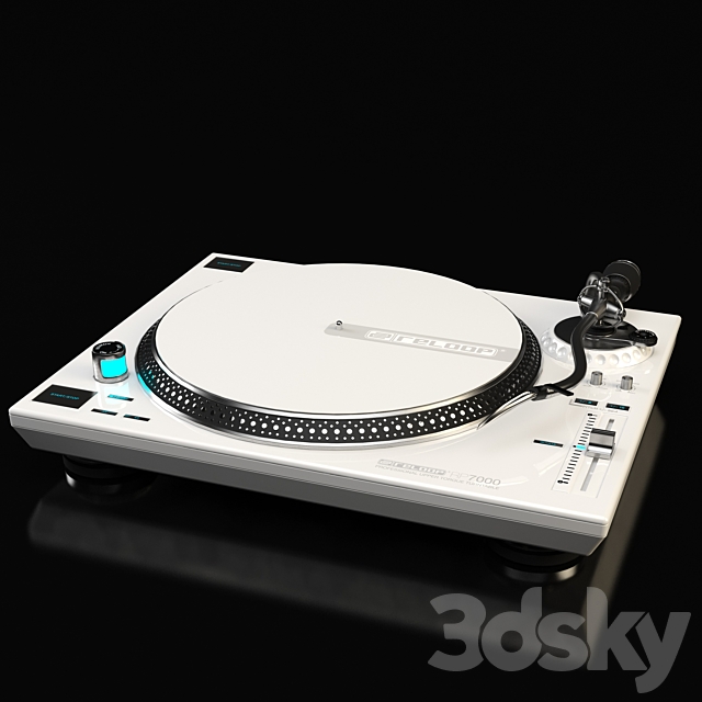 Reloop RP-7000 DJ Turntable 3DSMax File - thumbnail 2