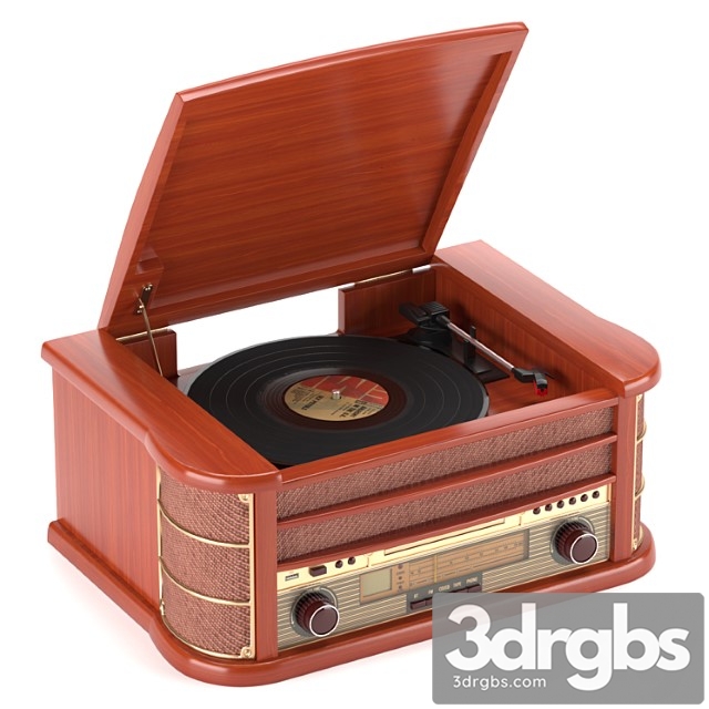 Retro phonograph - thumbnail 1