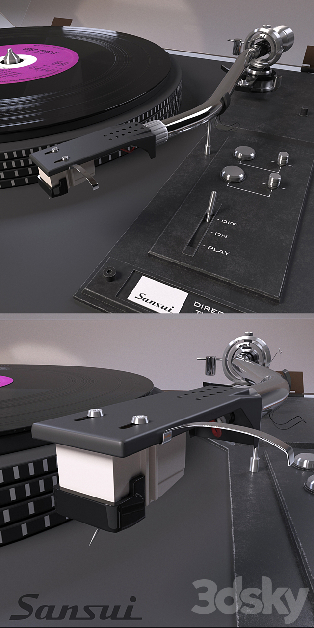 Sansui SR-717 3DSMax File - thumbnail 2