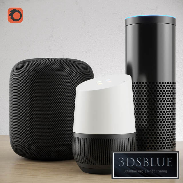 Smart speakers 3DS Max - thumbnail 3