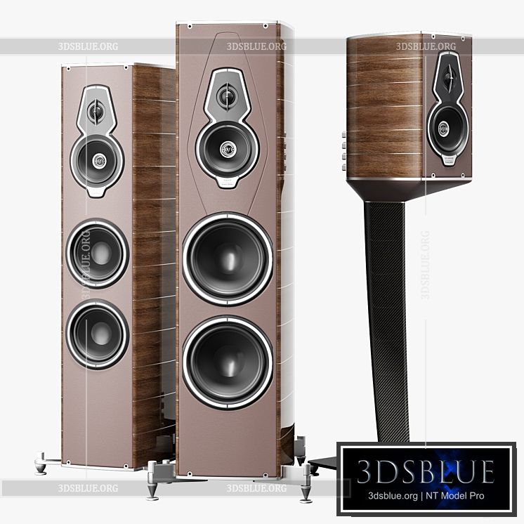 Sonus faber amati-guarneri-serafino 3DS Max - thumbnail 3