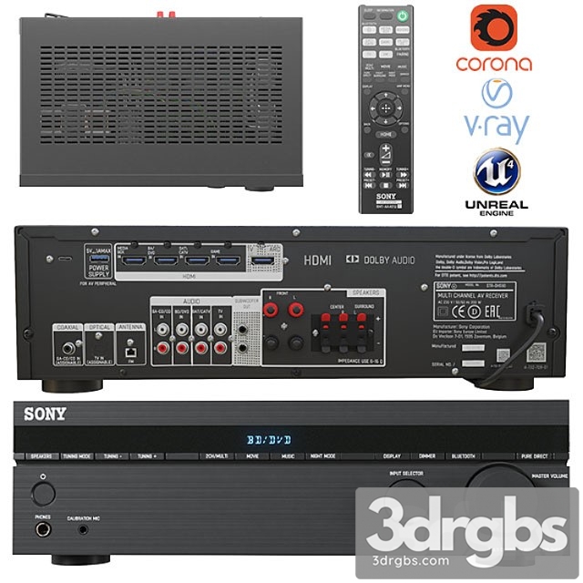 Sony av receiver str-dh590 audio system - thumbnail 1