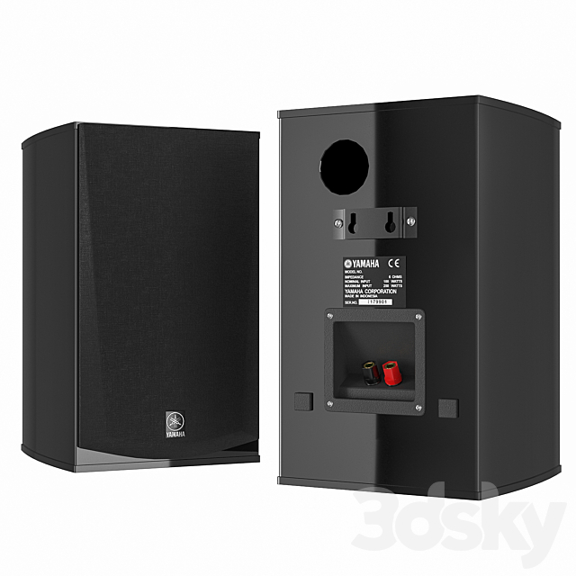 Speaker System Yamaha NS-333 3DSMax File - thumbnail 2