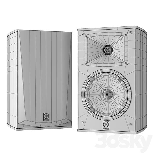 Speaker System Yamaha NS-333 3DSMax File - thumbnail 3