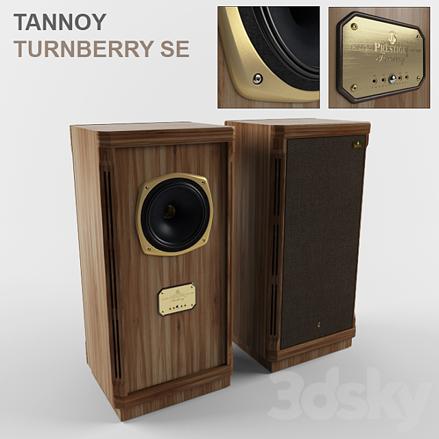 Tannoy Turnberry SE 3ds Max - thumbnail 1